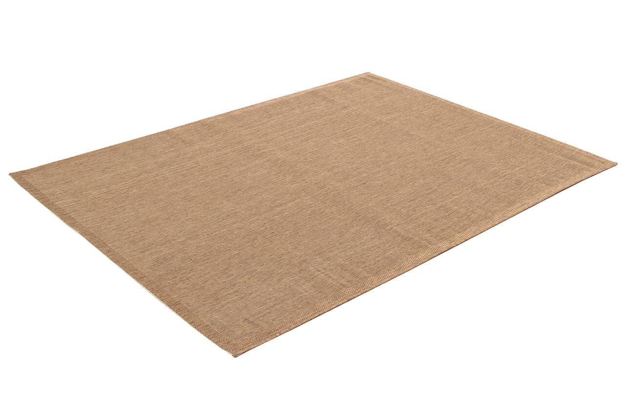 Tappeto da Esterno - Indoor/Outdoor - Beige Corda| Ideale per Terrazze, Balconi, Patio, Verande
