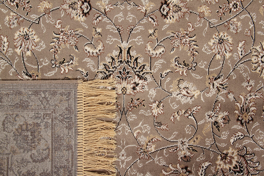 Tappeto Vintage E – Viscosa Stile Orientale – Marrone Beige