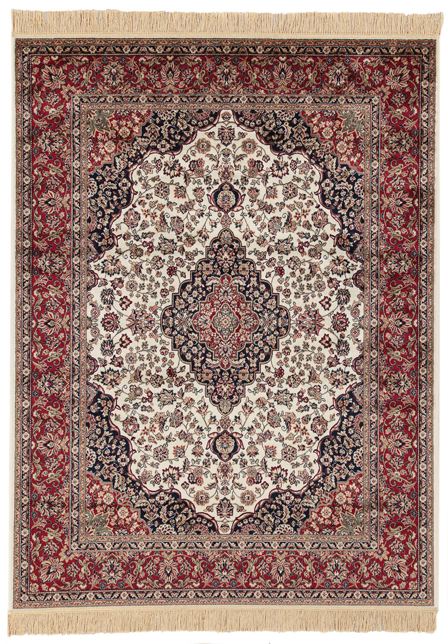 Tappeto Classico Orientale Avorio - Farshian Ivory - Ideale per Soggiorno, Sala da Pranzo, Camera da Letto