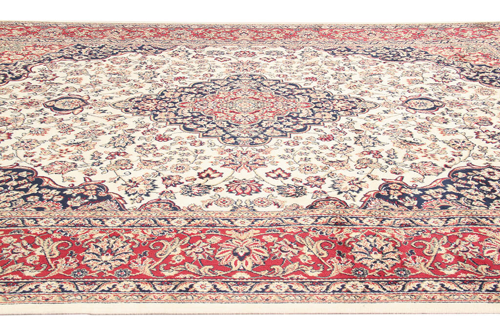 Tappeto Classico Orientale Avorio - Farshian Ivory - Ideale per Soggiorno, Sala da Pranzo, Camera da Letto