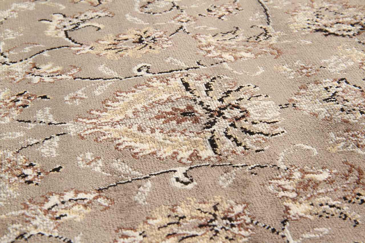 Tappeto Vintage Tabriz 1 Grey Blue – Viscosa Stile Orientale – Grigio Blu