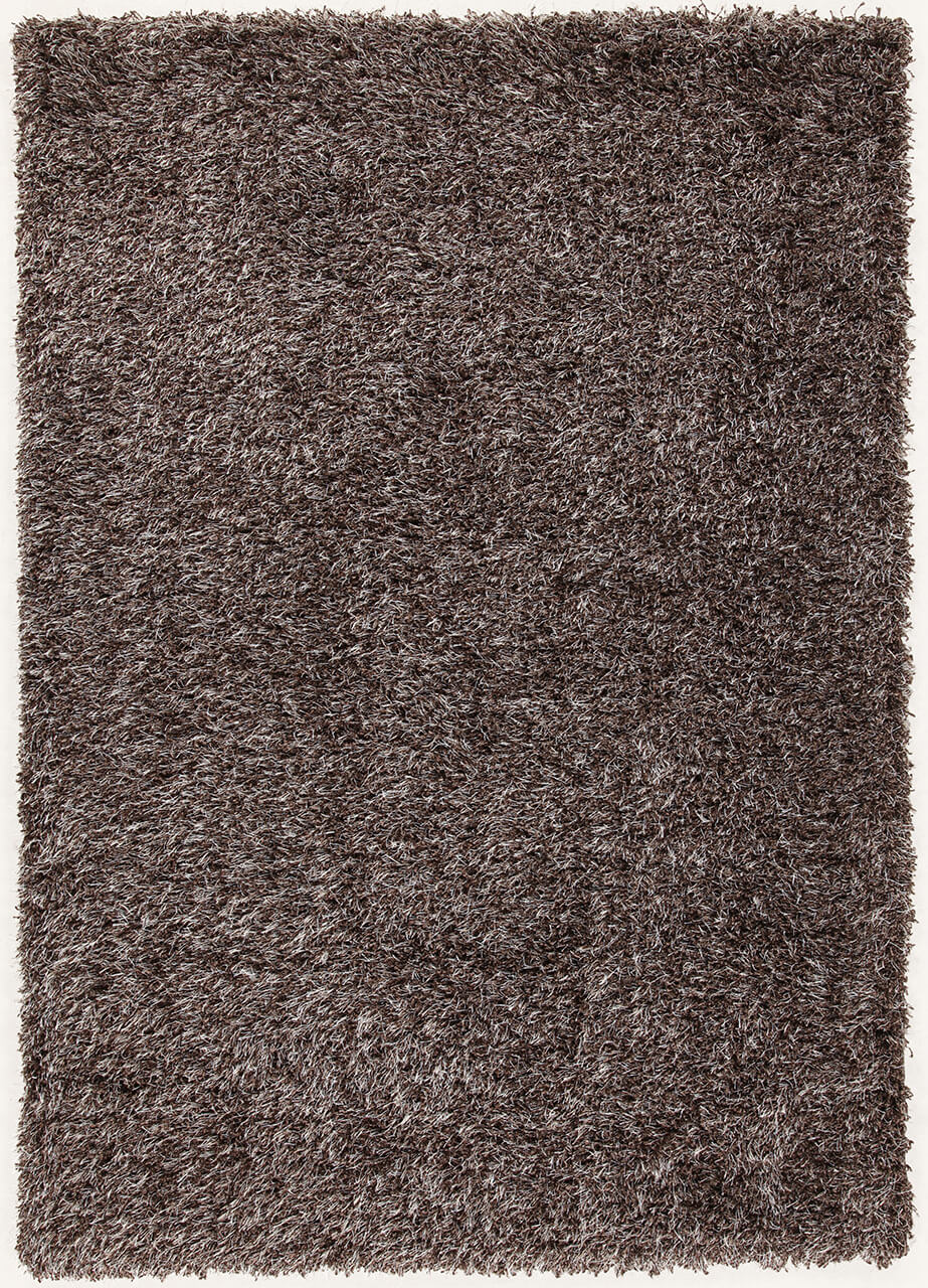 Tappeto Sheen Dark Beige Pelo Alto Morbido Elegante