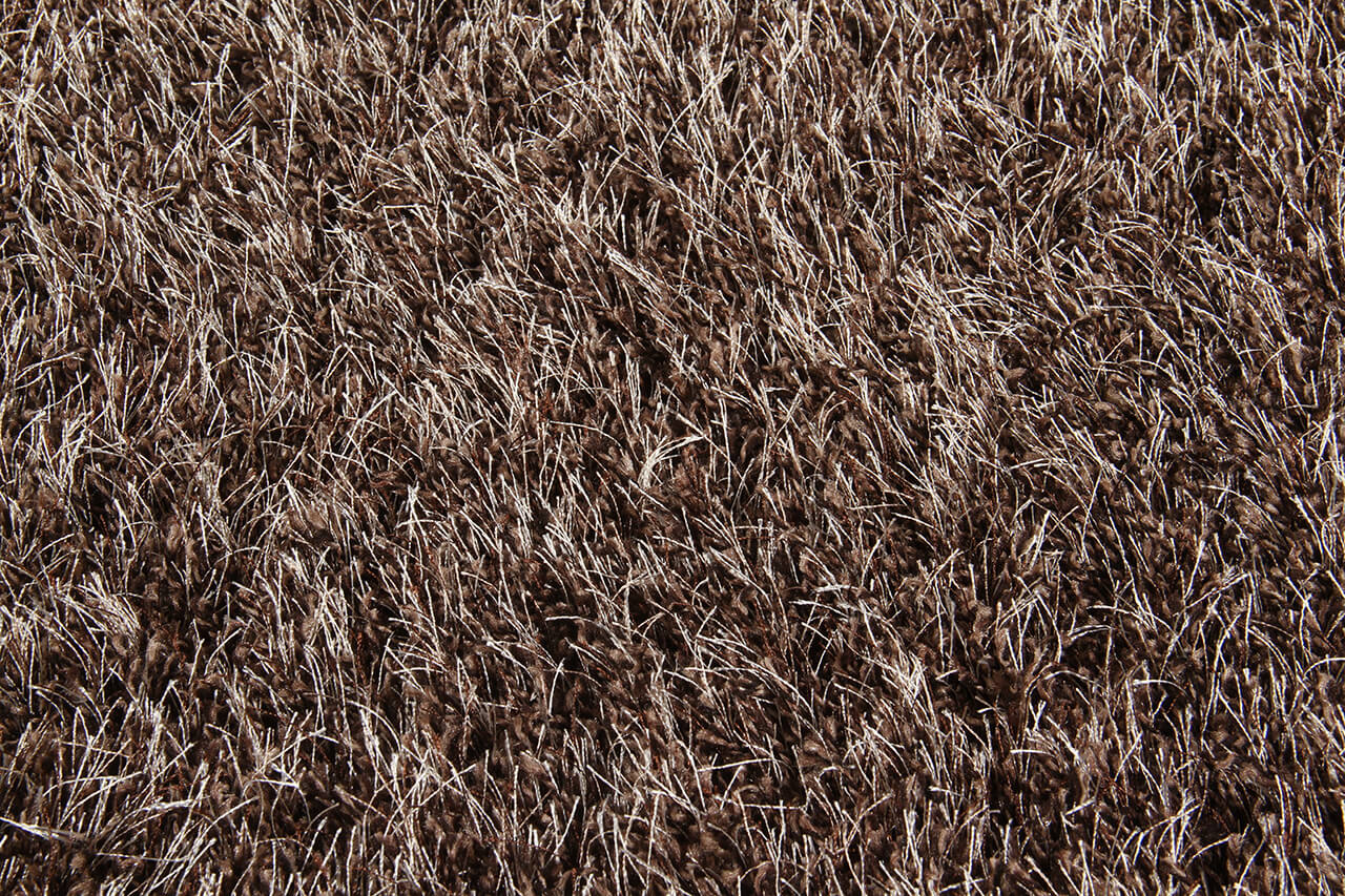 Tappeto Sheen Dark Beige Pelo Alto Morbido Elegante