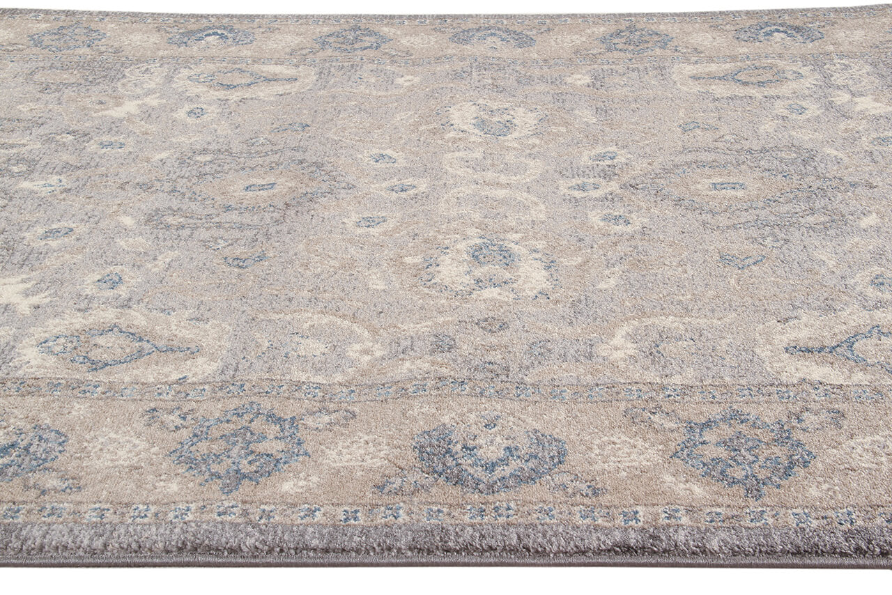 Tappeto Stile Vintage Orientale - Parma - Grigio chiaro