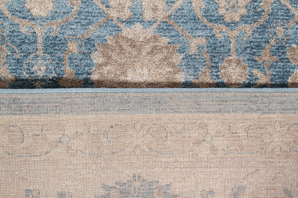 Tappeto Stile Orientale Vintage - Parma - Grigio Blu chiaro | Ideale per Soggiorno e Sala da Pranzo