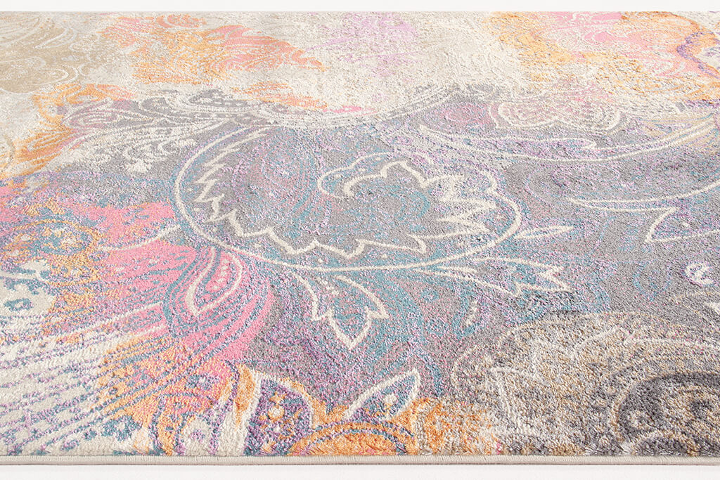 GIORGIA PAISLEY D.BEIGE/WHITE