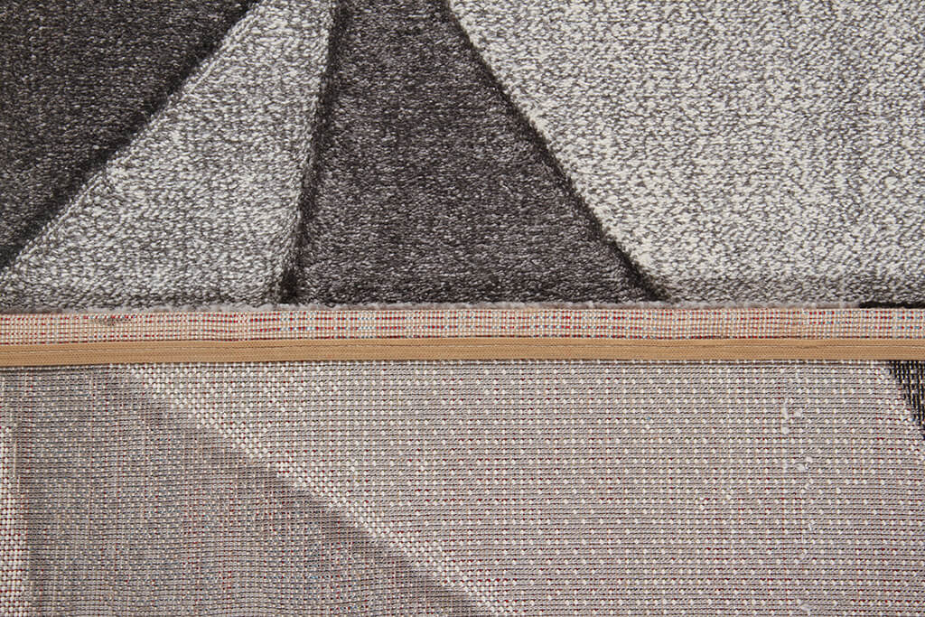 Tappeto Moderno Ray Geometrico - Grigio Dark - Antiscivolo | Ideale per Soggiorno, Camera da Letto, Sala da Pranzo