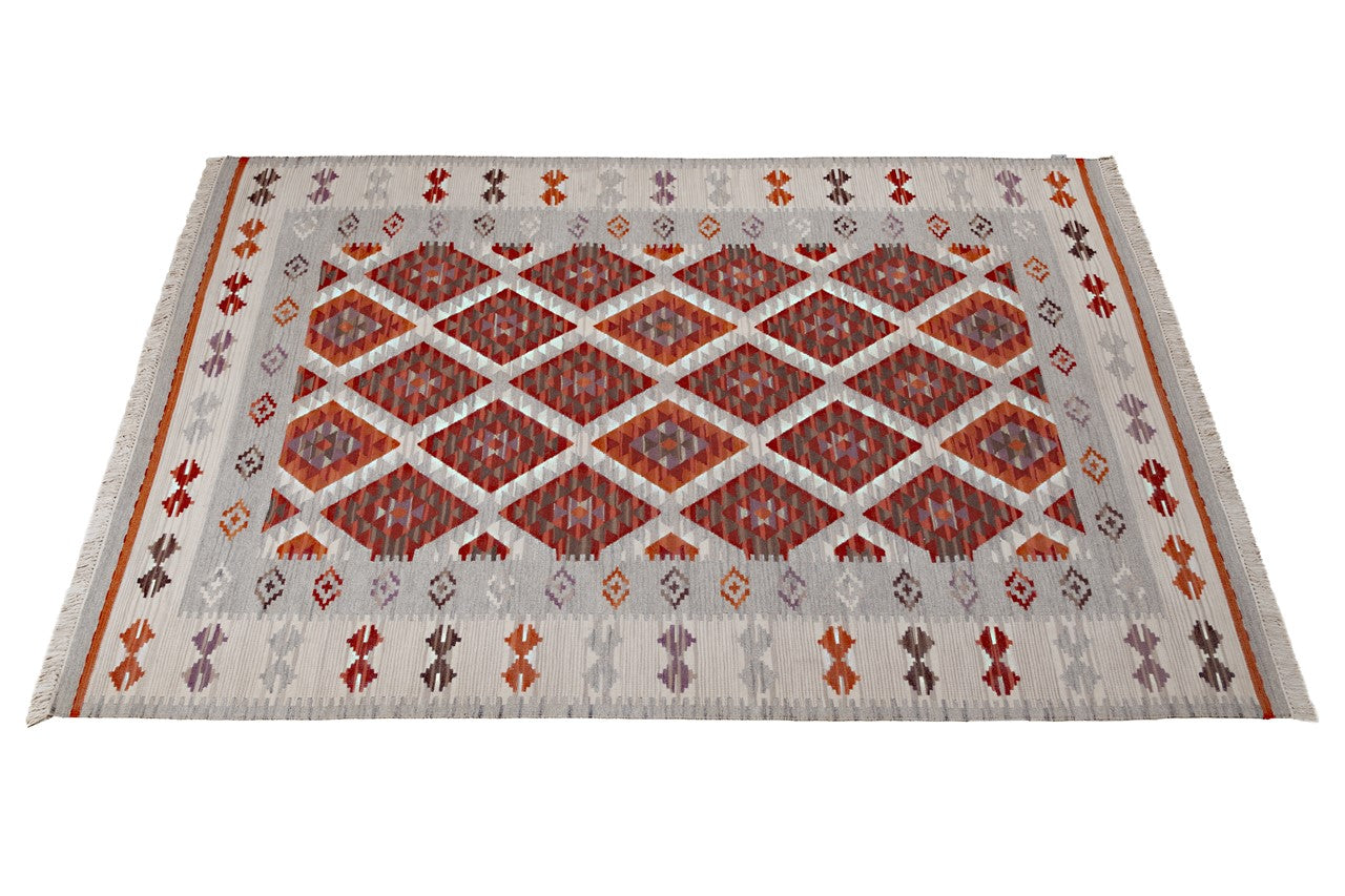 KILIM ZAGROS RED/GREY/IV