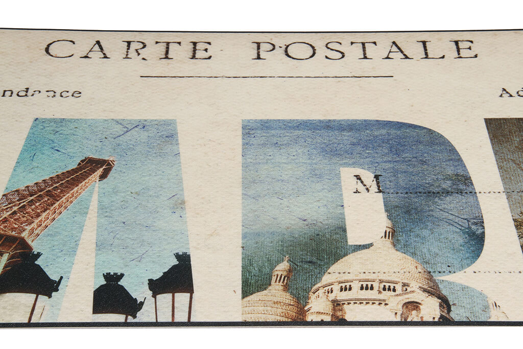 Tappeto per la Cucina in Vinile - Antiscivolo - Made in Italy - VISTA POSTCARD