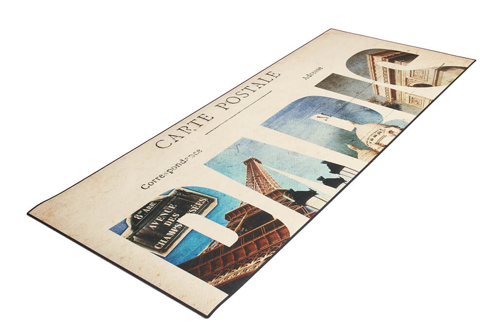 Tappeto per la Cucina in Vinile - Antiscivolo - Made in Italy - VISTA POSTCARD