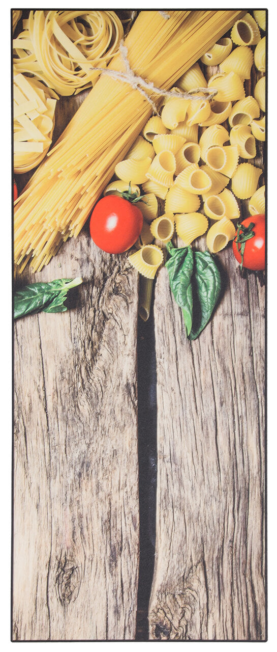 Tappeto Cucina Vista Pasta 01 – Vinile Antimacchia Made in Italy