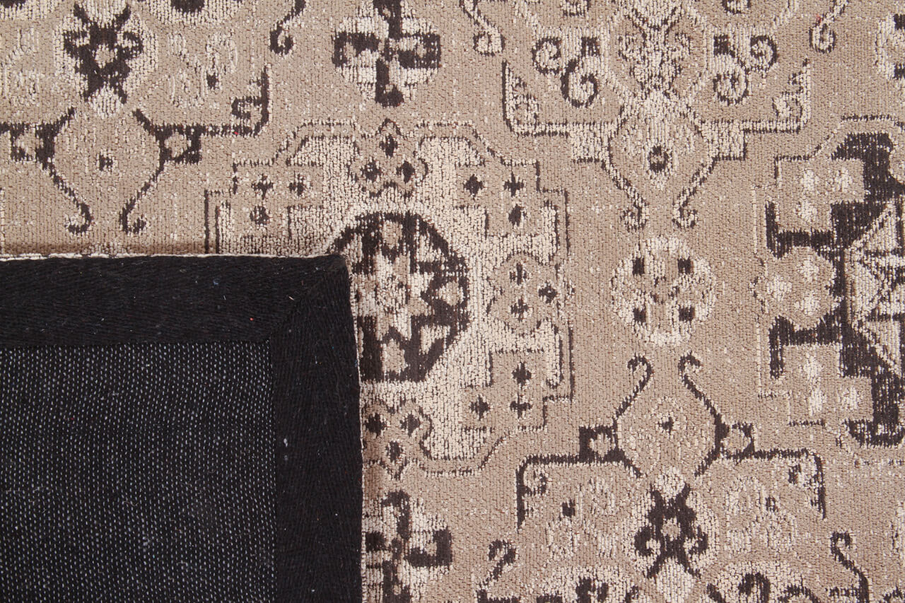 Tappeto Argentella 3 Beige - Design Vintage Astratto con sfumature colore | elegante per soggiorno e camera da letto