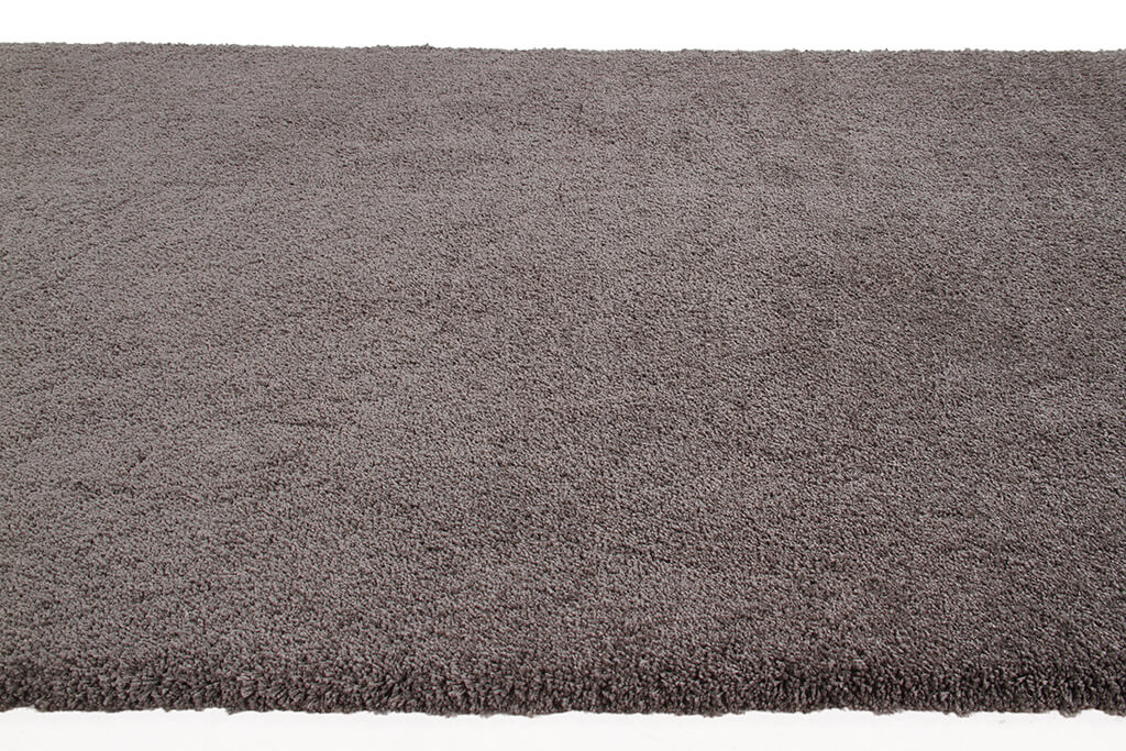 Tappeto Shaggy Desio - Grigio - Morbido e Resistente - Tinta Unita | Ideale per Soggiorno e Camera da Letto