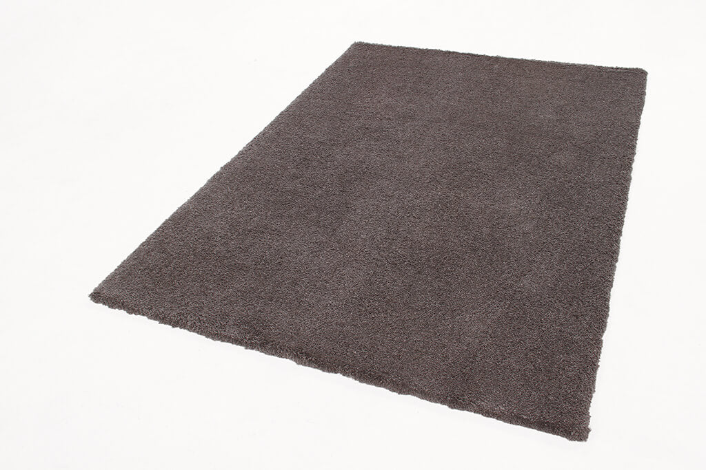 Tappeto Shaggy Desio - Grigio - Morbido e Resistente - Tinta Unita | Ideale per Soggiorno e Camera da Letto