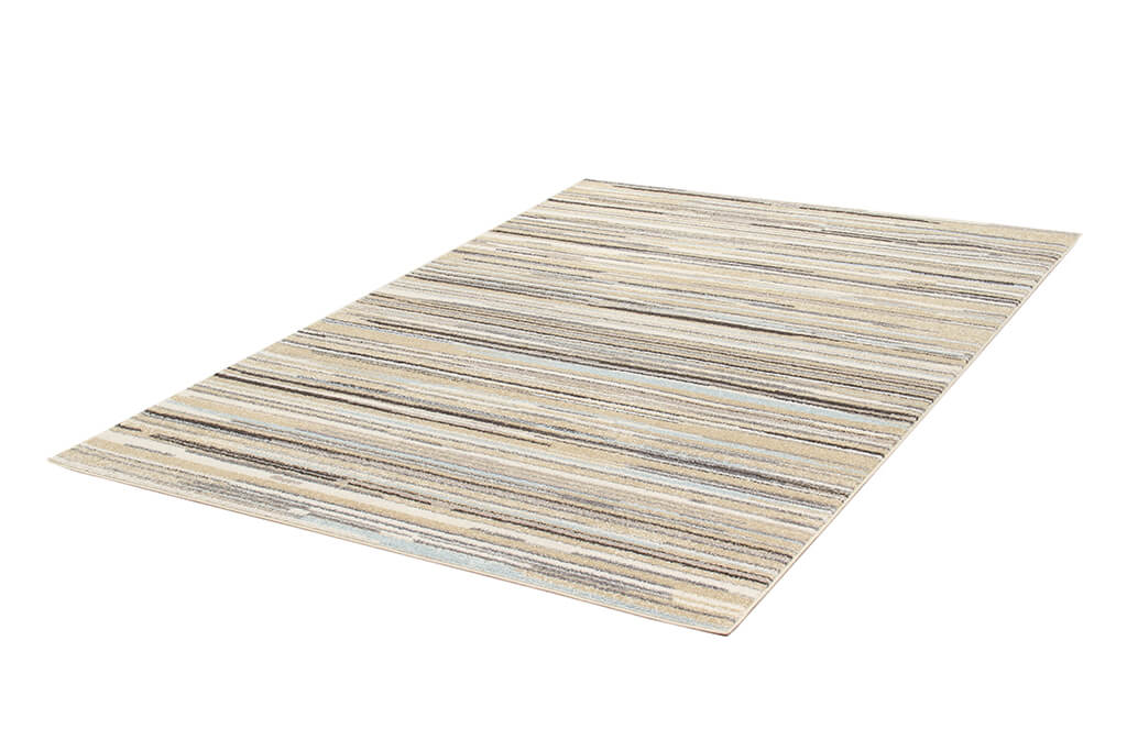 Tappeto righe Soave Stripe Cream/Blue - delicato e resistente