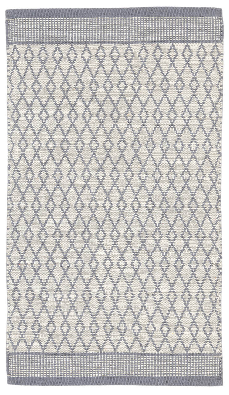 Tappeto in Cotone Grigio - Lavabile in Lavatrice | Ideale per la Cucina e il Bagno
