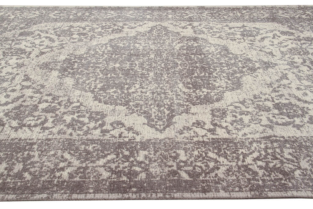 Tappeto Argentella Dark - Design Vintage Astratto con sfumature colore | elegante per soggiorno e camera da letto