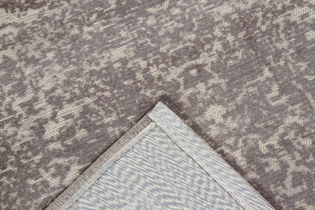 Tappeto Argentella Dark - Design Vintage Astratto con sfumature colore | elegante per soggiorno e camera da letto