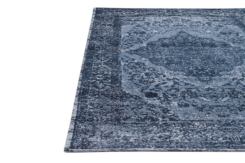 Tappeto Argentella Blu sky - Design Vintage Astratto con sfumature colore | elegante per soggiorno e camera da letto