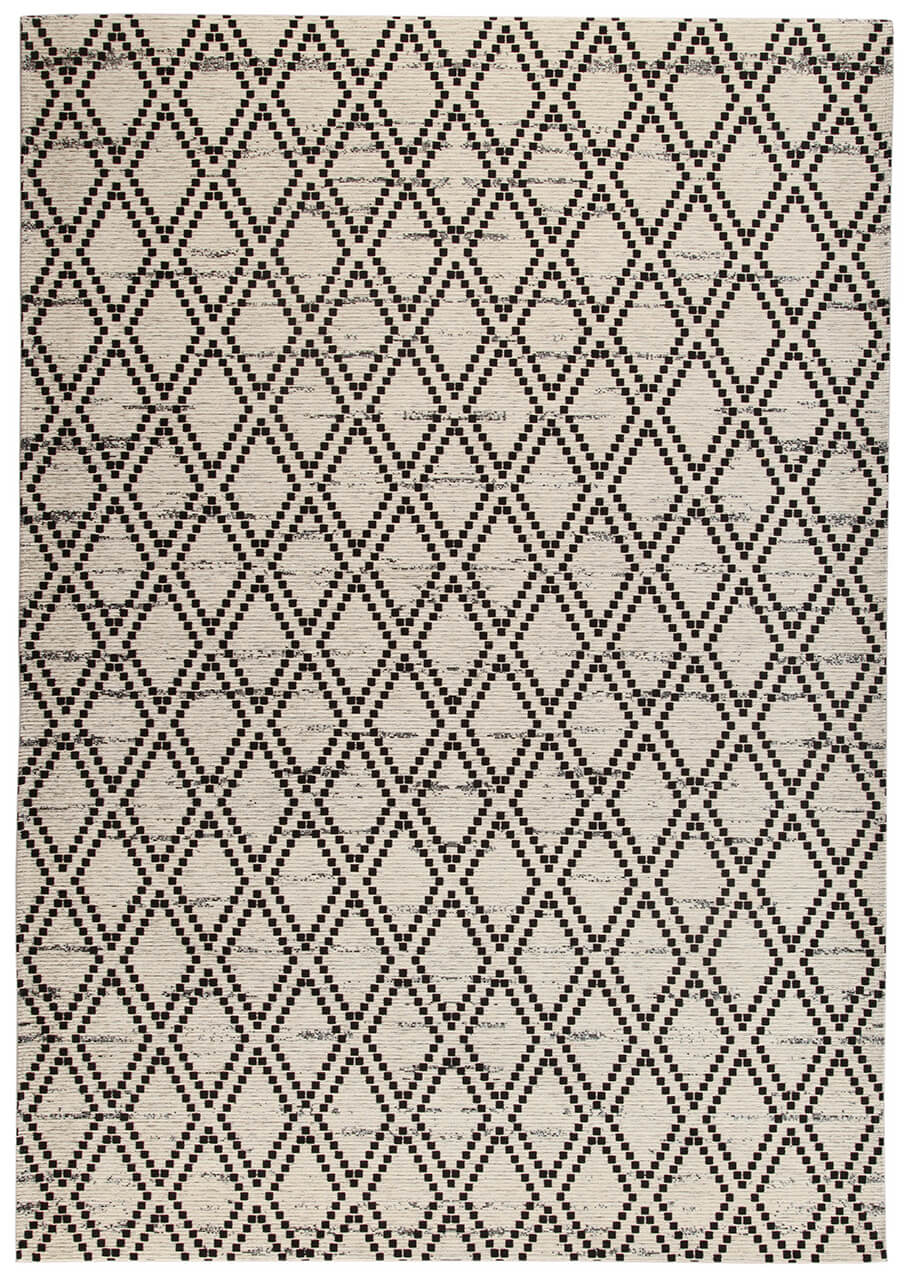 Tappeto Argentella Beige - Design Vintage Astratto con sfumature colore | elegante per soggiorno e camera da letto