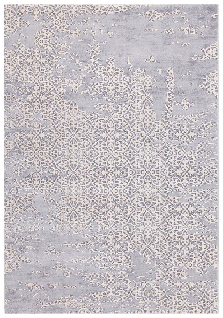Tappeto Stile Vintage Grigio New Ornamental