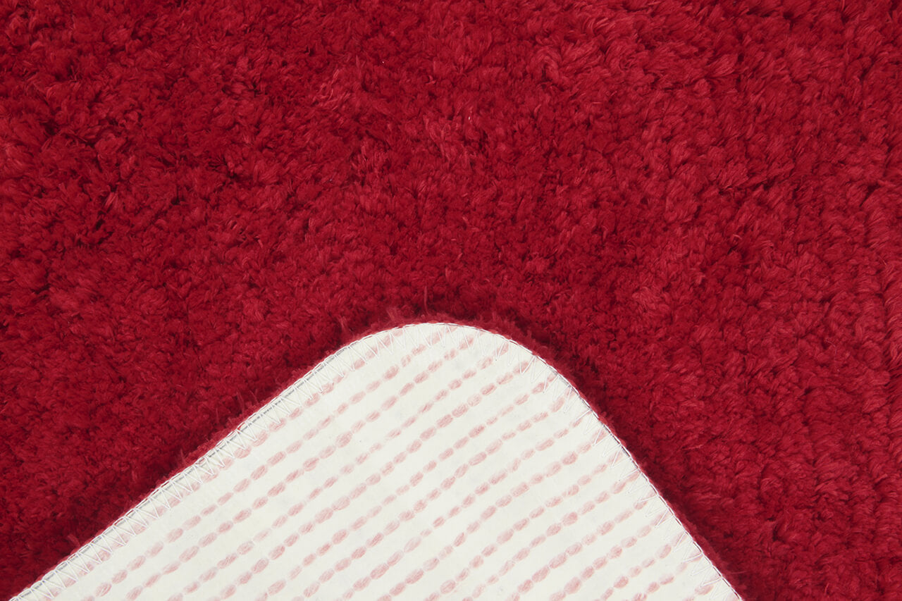 Tappeto per il Bagno - FLUFFY Rosso