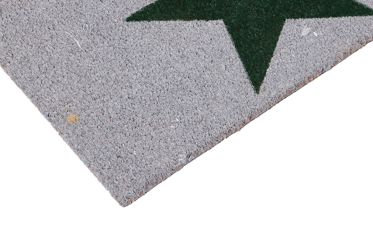 Zerbino Moderno in Fibra di Cocco Naturale 75x40cm - Resistente e Sostenibile - Stella Verde