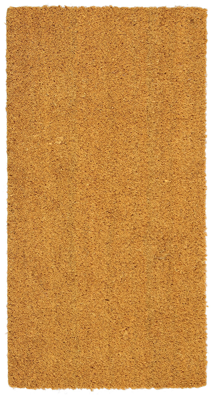 Zerbino Giallo in Fibra di Cocco Naturale 75x40cm - Resistente e Sostenibile