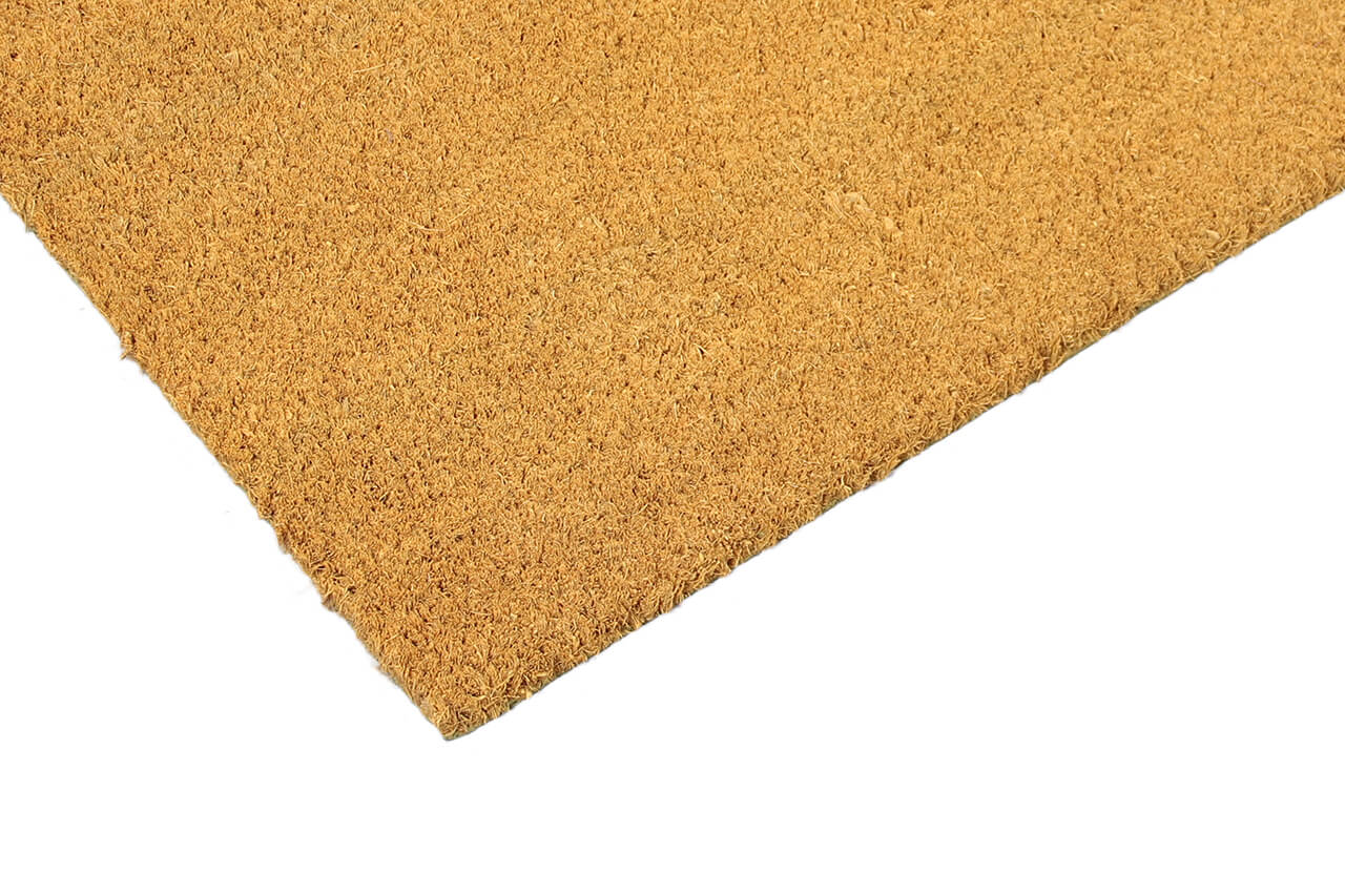 Zerbino Giallo in Fibra di Cocco Naturale 75x40cm - Resistente e Sostenibile