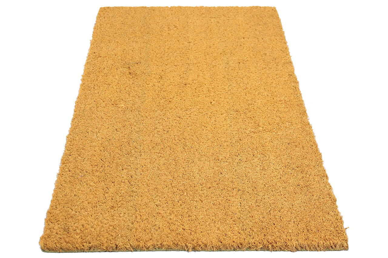 Zerbino Giallo in Fibra di Cocco Naturale 75x40cm - Resistente e Sostenibile