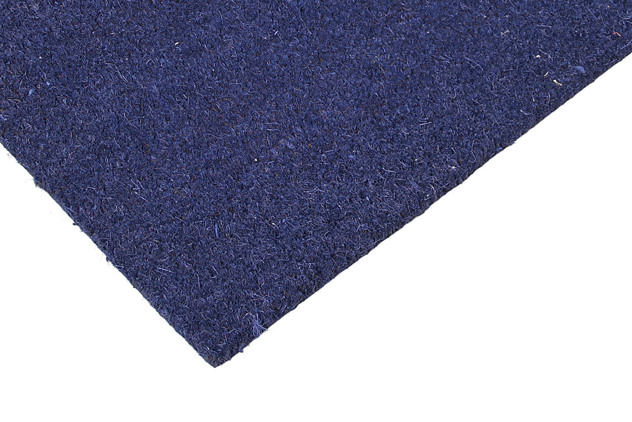 Zerbino Blu in Fibra di Cocco Naturale 75x40cm - Resistente e Sostenibile