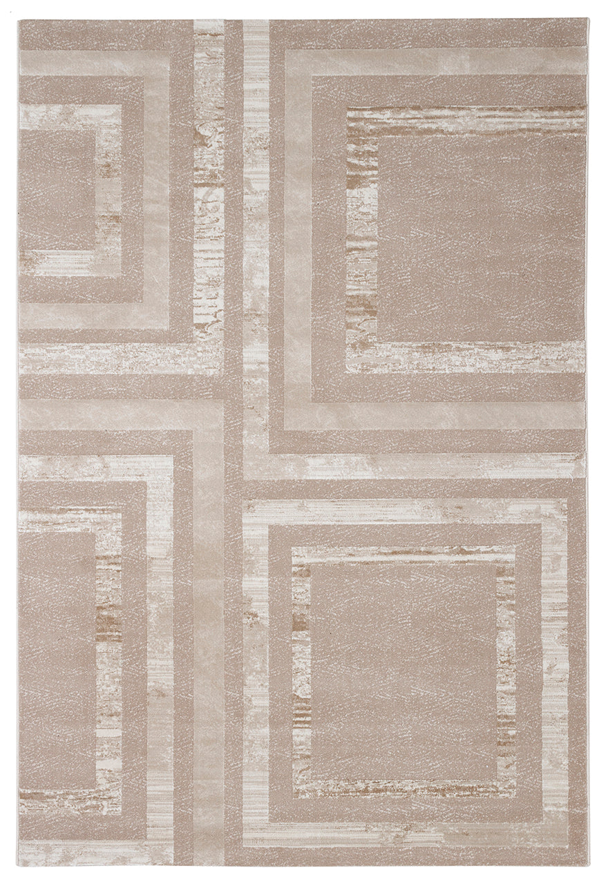Tappeto Step A Beige - Geometrico Moderno