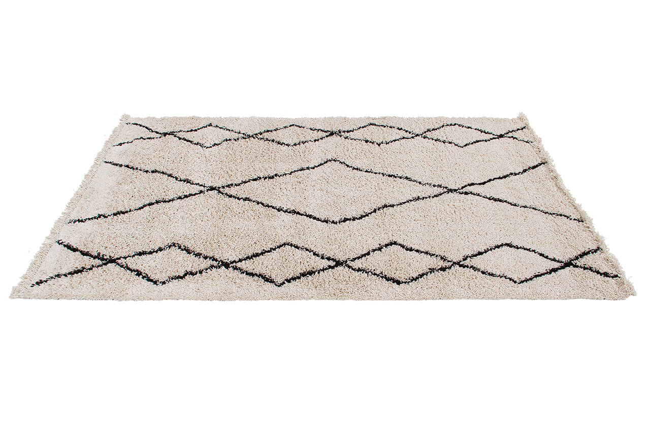 Tappeto berbero Tribe B decorativo Shaggy moderno - Disegno Tribale