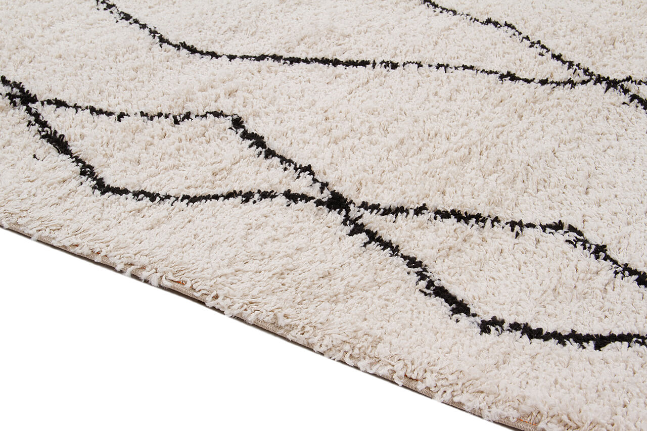 Tappeto berbero Tribe B decorativo Shaggy moderno - Disegno Tribale