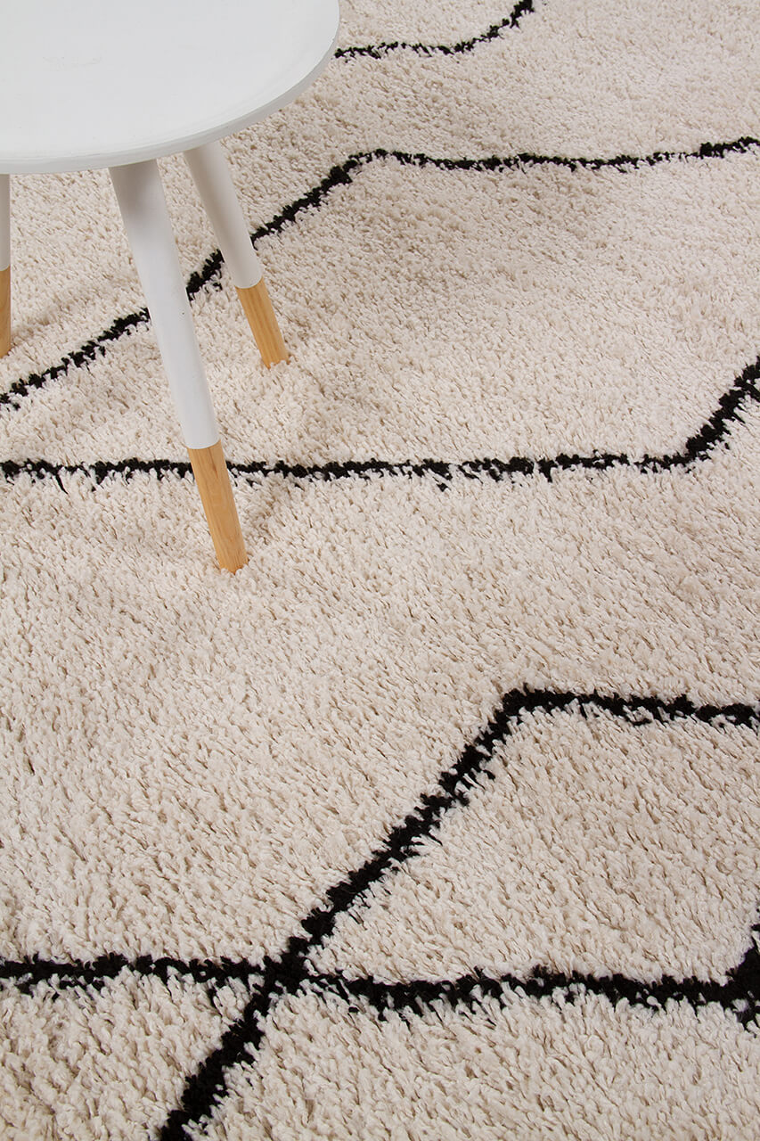 Tappeto berbero Tribe B decorativo Shaggy moderno - Disegno Tribale