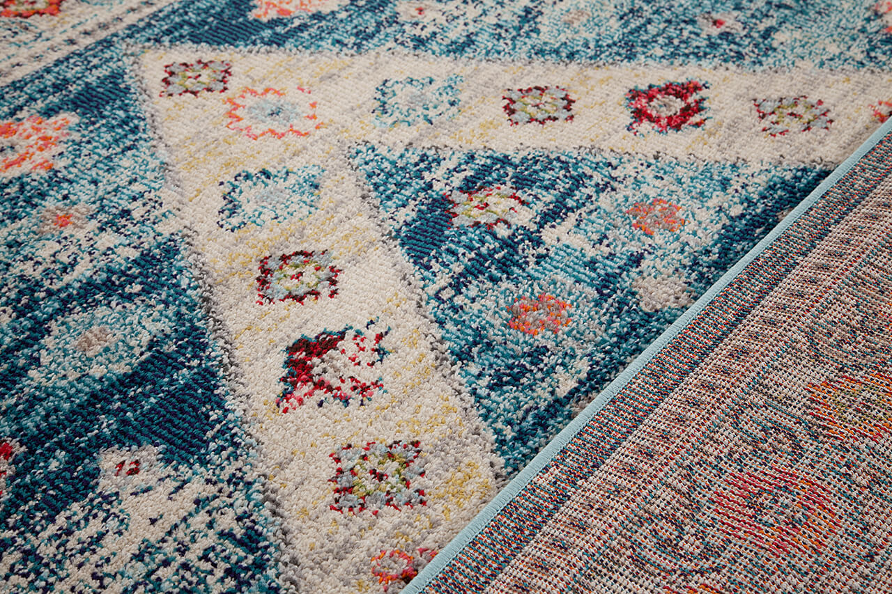 Tappeto vintage Casablanca B - floreale orientale