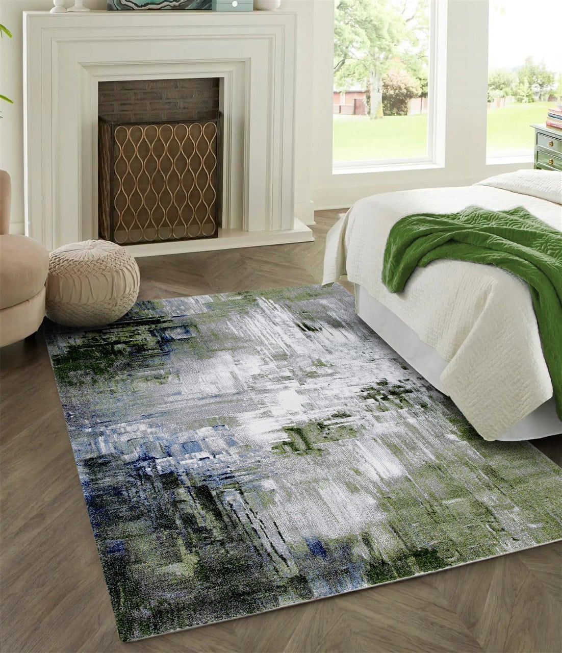 Tappeto Moderno Gallery J - Multicolore Geometrico - Antiscivolo | Ideale per Soggiorno, Camera da letto e Cameretta