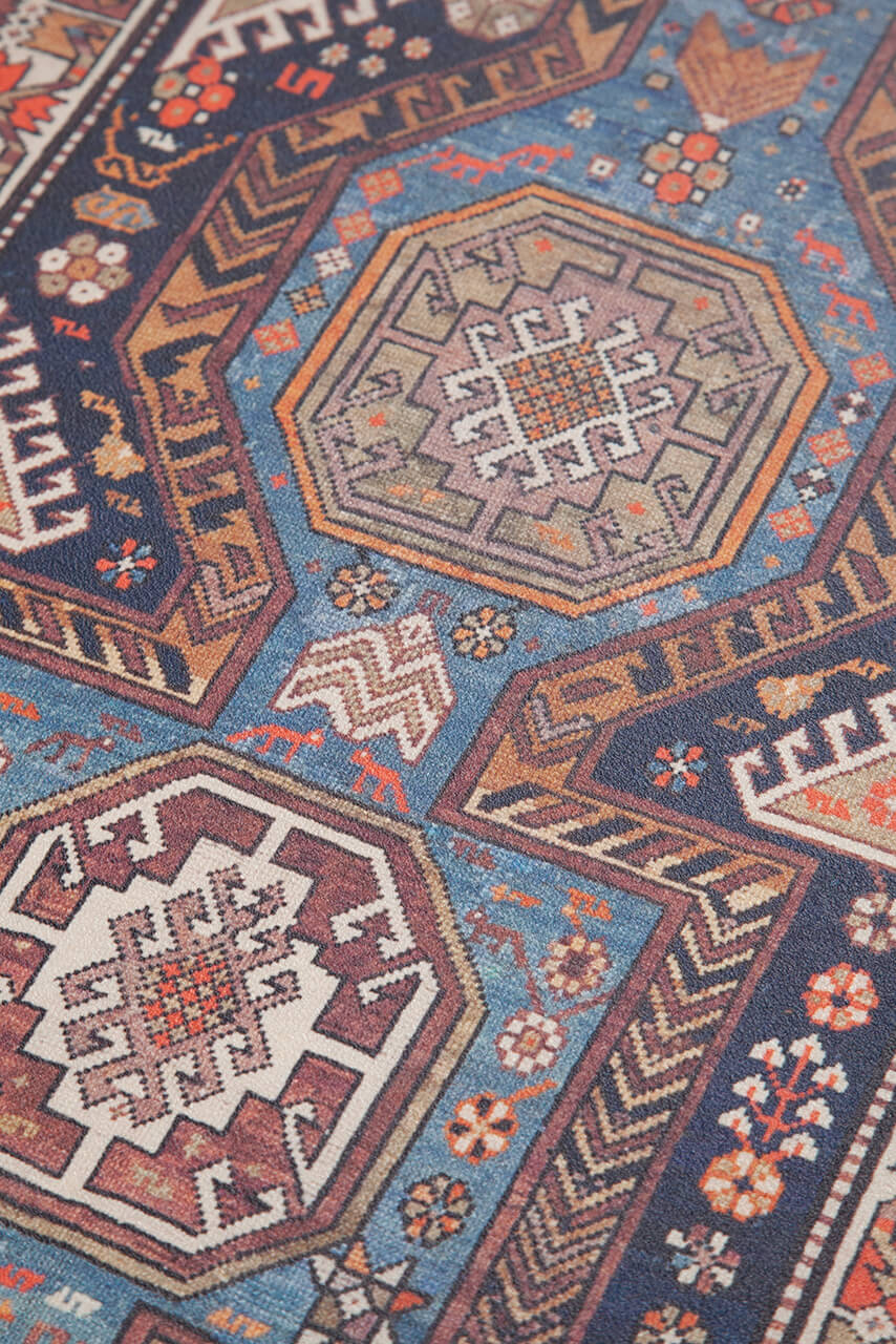 Tappeto per la Cucina in Vinile- Antiscivolo - Made in Italy - VISTA Shirvan