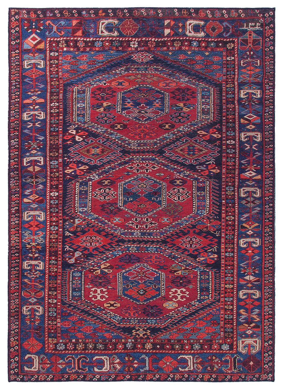Tappeto Oasis D in Poliestere e Cotone, Disegno Orientale Classico - Morbido, Ideale per Soggiorno e Camera da Letto