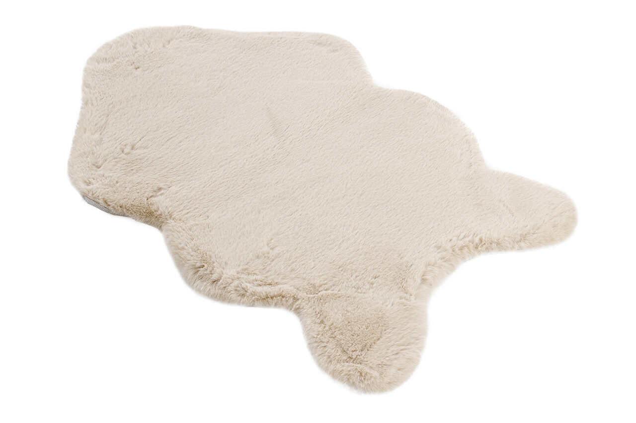 Tappeto effetto pelle Touch Beige ultra morbido