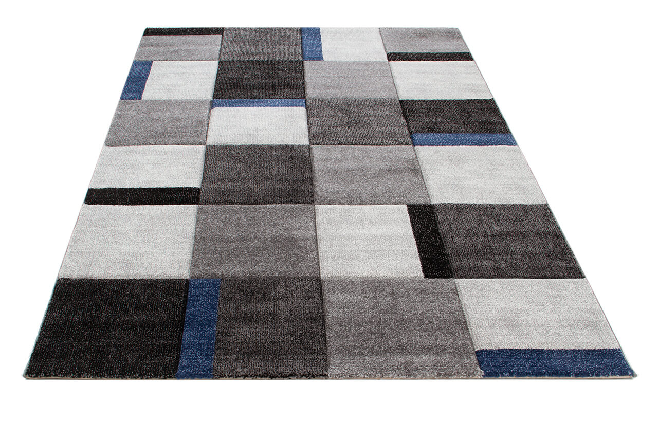 RAY SQUARES GREY BLUE