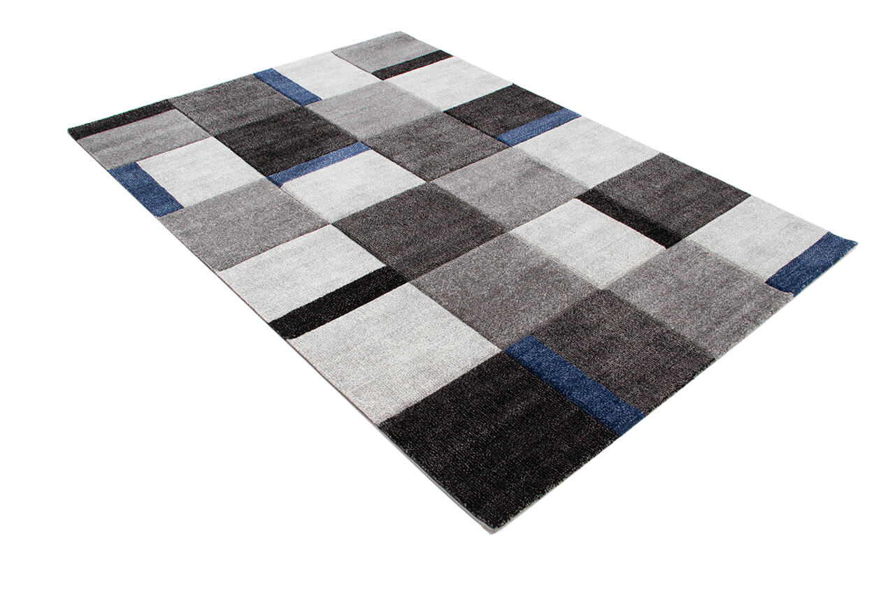 RAY SQUARES GREY BLUE