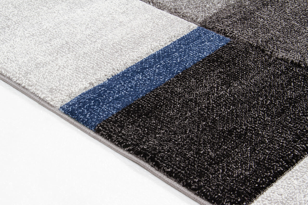 RAY SQUARES GREY BLUE