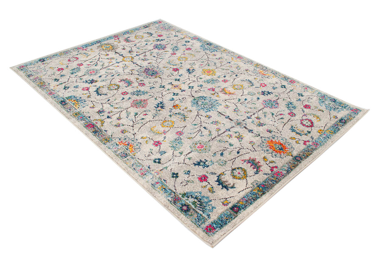 Tappeto Stile Orientale Multicolore Mamoo A - Antiscivolo - Ideale per Soggiorno e Camera da Letto