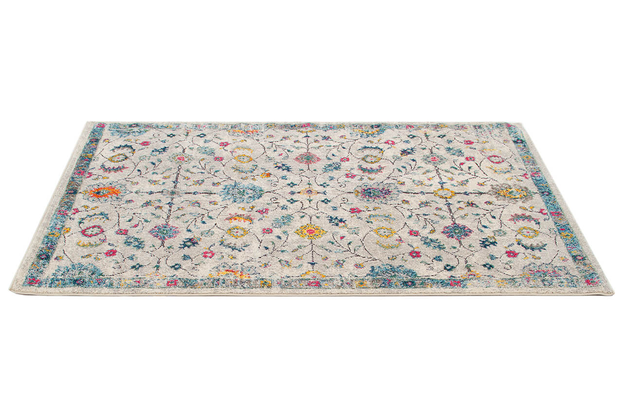 Tappeto Stile Orientale Multicolore Mamoo A - Antiscivolo - Ideale per Soggiorno e Camera da Letto