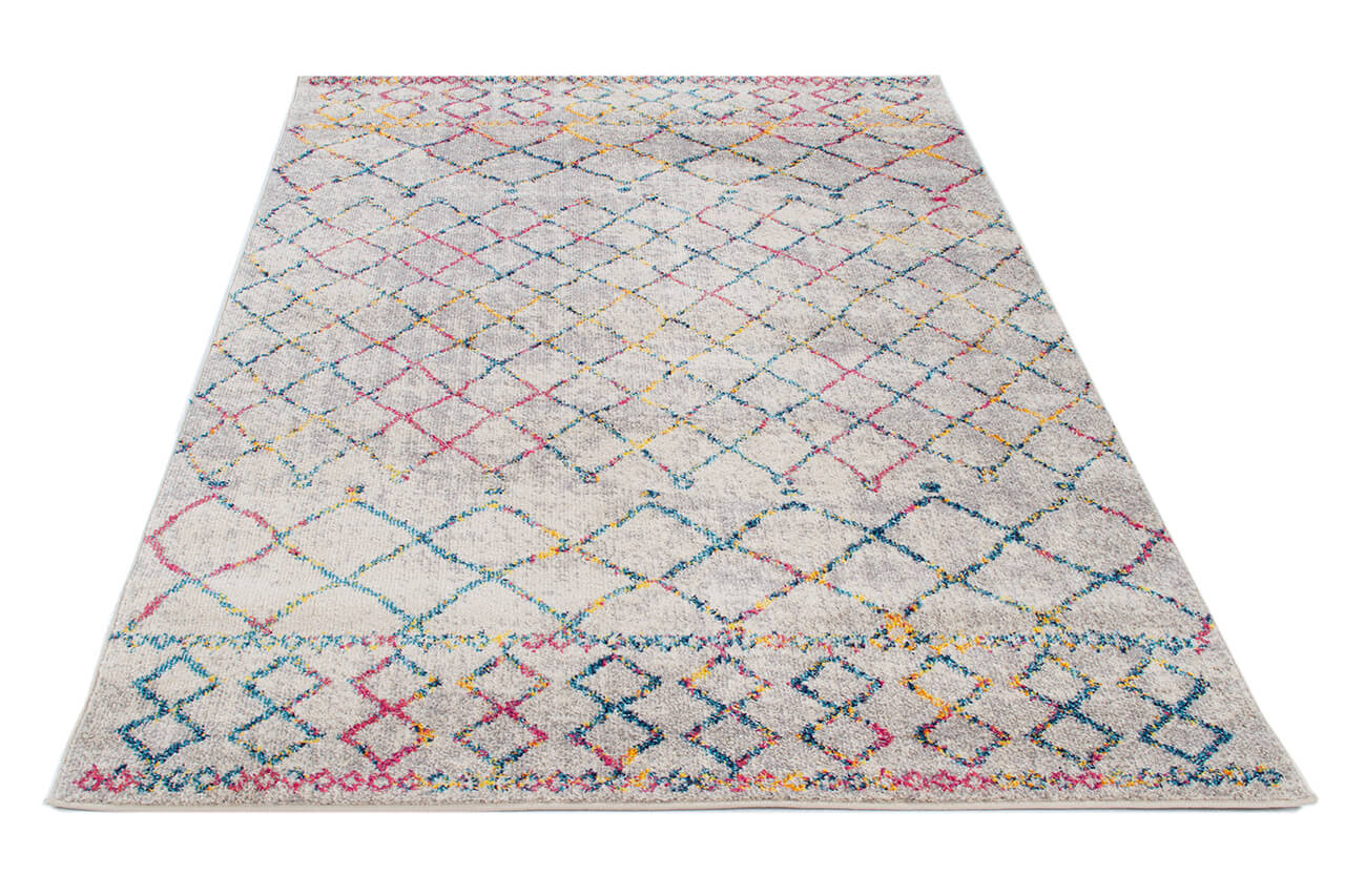 Tappeto Stile Orientale Multicolore Mamoo C - Antiscivolo - Ideale per Soggiorno e Camera da Letto