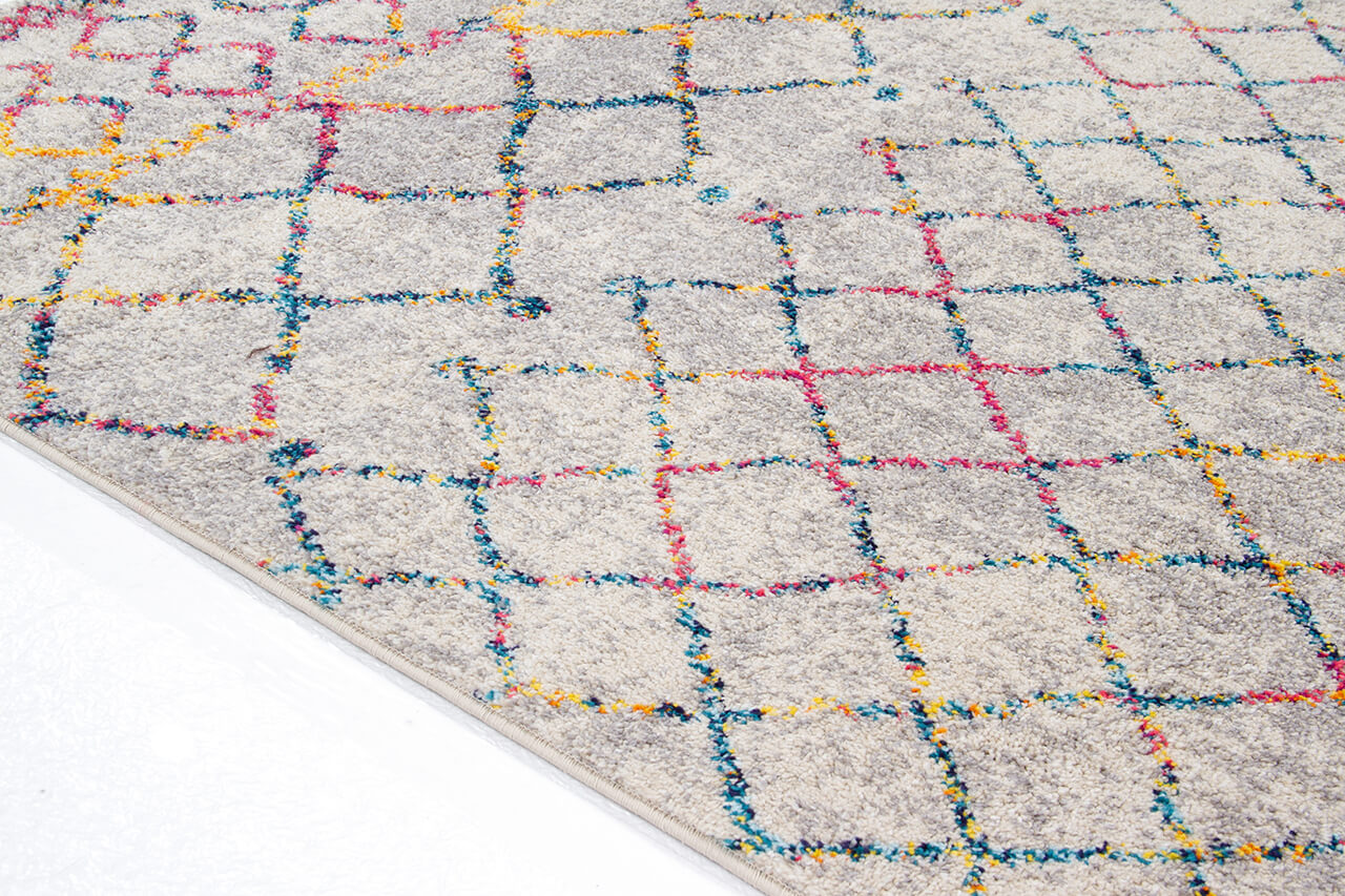 Tappeto Stile Orientale Multicolore Mamoo C - Antiscivolo - Ideale per Soggiorno e Camera da Letto