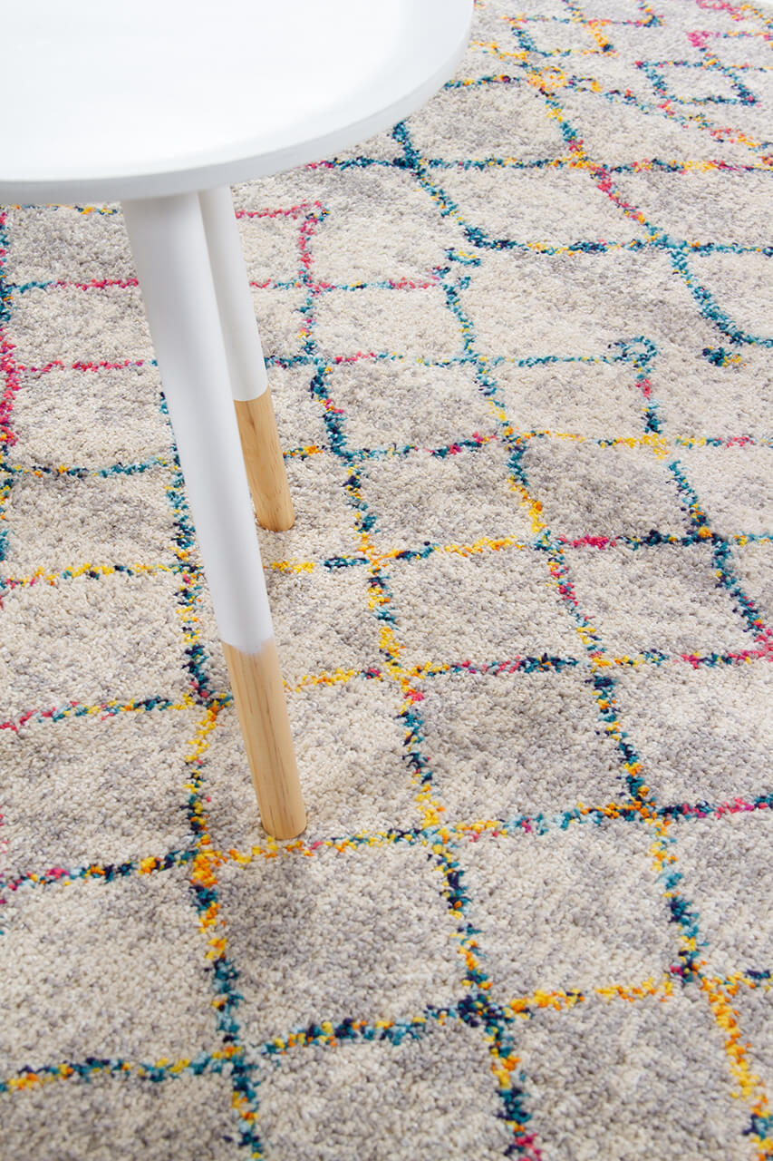 Tappeto Stile Orientale Multicolore Mamoo C - Antiscivolo - Ideale per Soggiorno e Camera da Letto