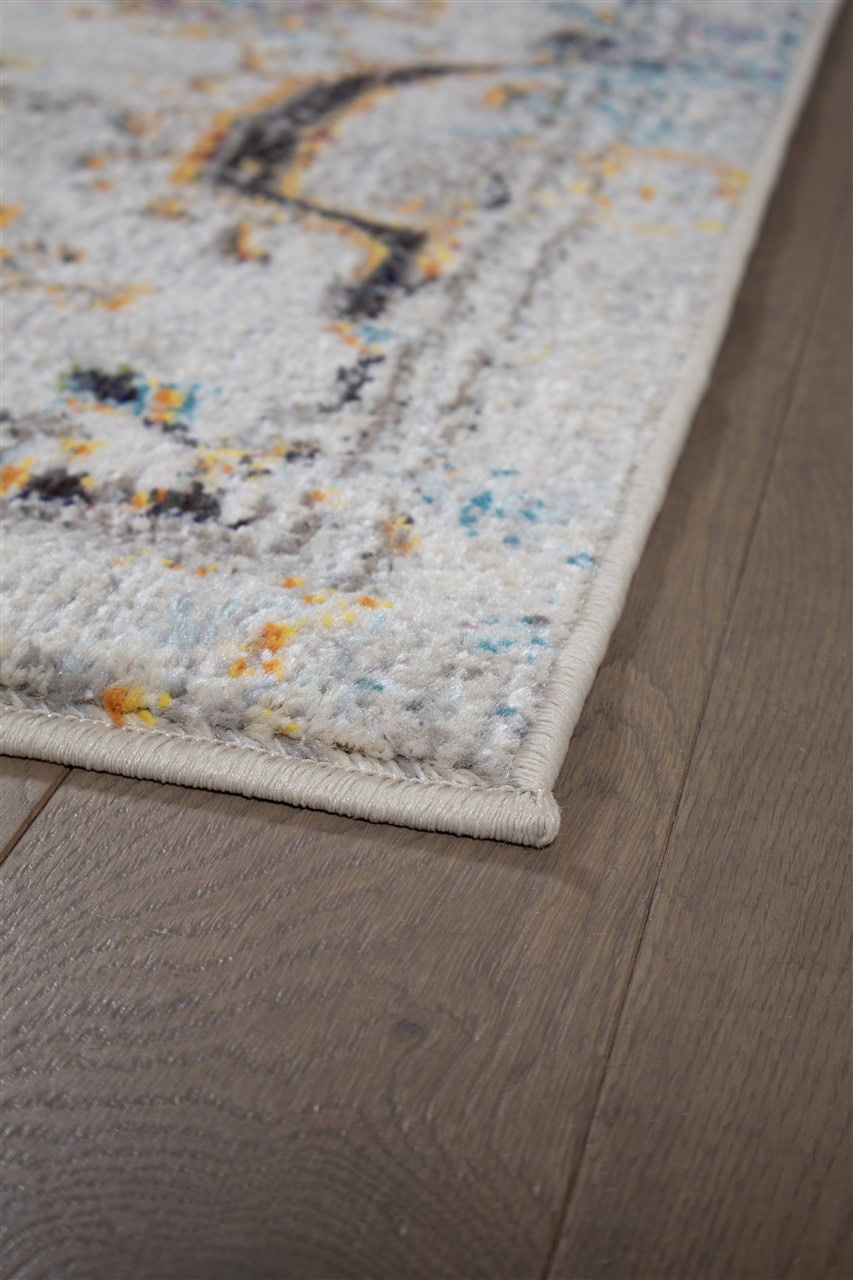 Tappeto Stile Orientale Multicolore Mamoo D - Antiscivolo - Ideale per Soggiorno e Camera da Letto