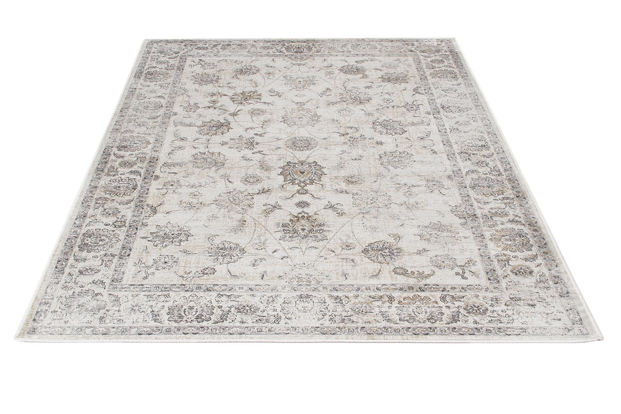 Tappeto Vintage B – Stile Orientale – Avorio e Grigio